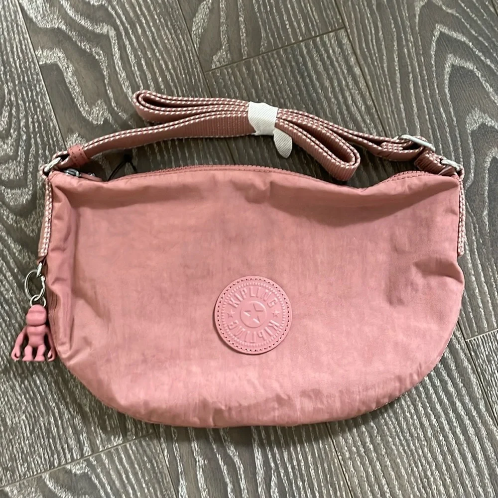 Kipling Emelia crossbody dusty rose colour - Picture 1 of 3